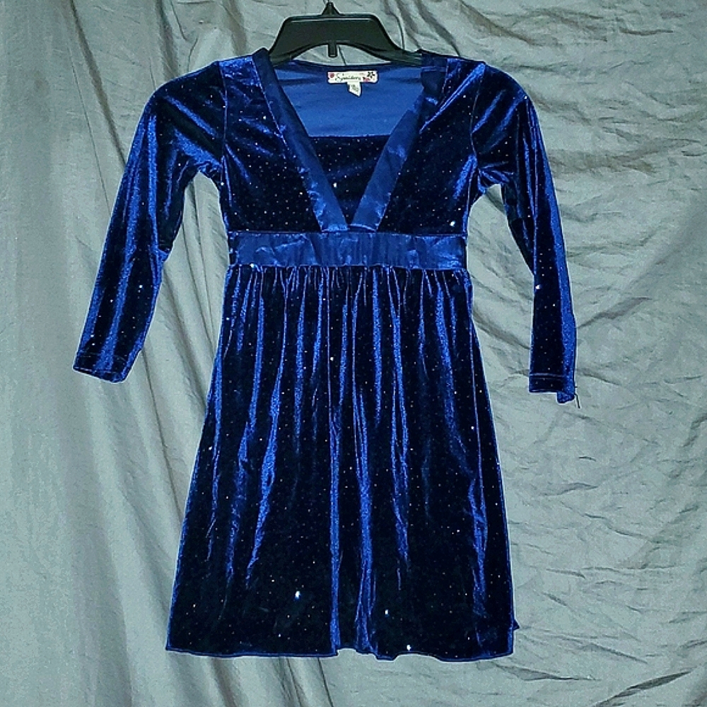 Blue dress
